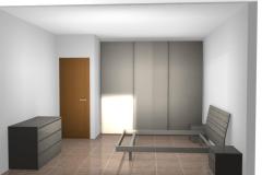 Cucina e camera appartamento