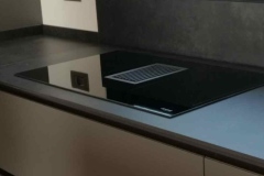 Cucina Kali Volpago  gola retta abbinato elettrodomestici Smeg